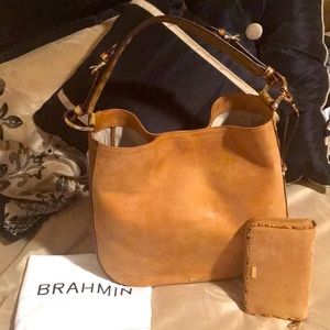 NWT “Sold Out” Brahmin Eva-Rochelle Hobo Bag & Matching Suri-Rochelle Wallet